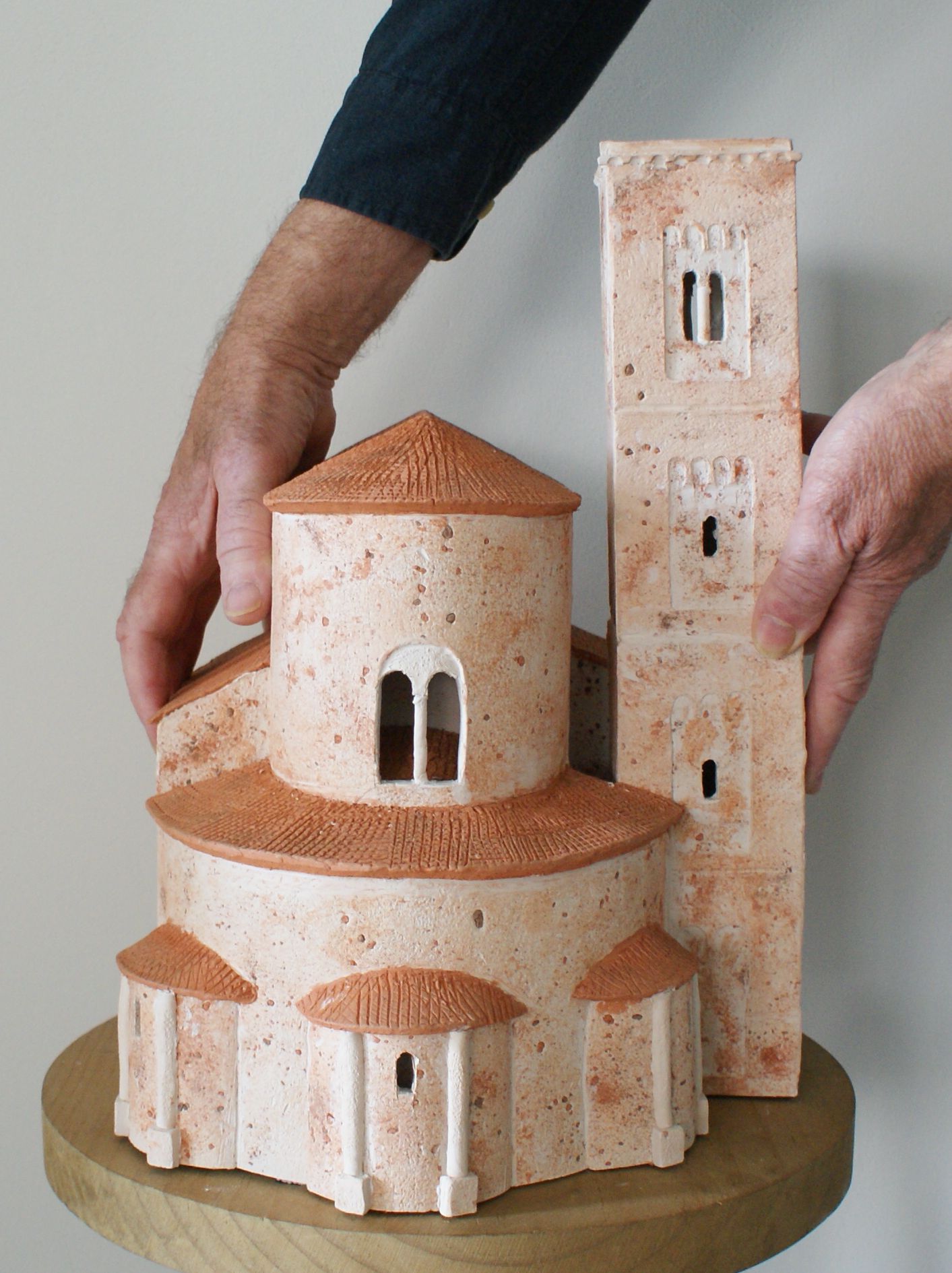 Terracotta model Abbey of Sant Antimo